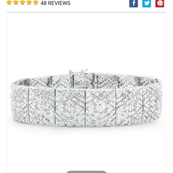 2 CT 7" REAL DIAMOND BRACELET, [break up special....] - Picture 2 of 6